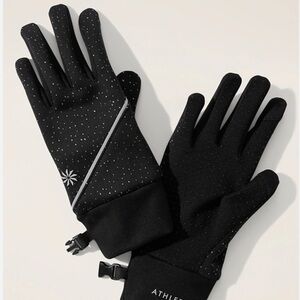 NWT Athleta Black Gloves